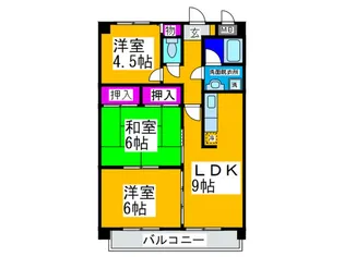U・COURT 101【3階】の間取り