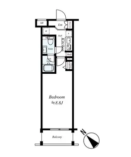 アイル川崎ステーションプラザ【4階】の間取り