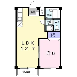 エルディム屋島【2階】の間取り