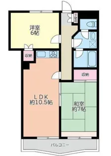 カーザモンターニャ【7階】の間取り