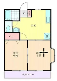 エクセレンス小暮【1階】の間取り