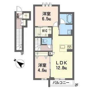 シティプラザ代官町 E【2階】の間取り