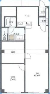 ファミリーコーポ行徳【7階】の間取り