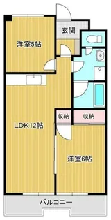 西晴ビル【6階】の間取り