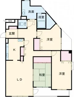 大阪府堺市北区百舌鳥赤畑町3【マンション】の間取り