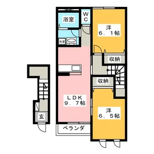 セレーマ【2階】の間取り