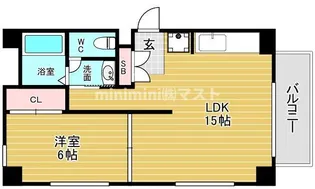夕陽ヶ丘サンセット243【7階】の間取り