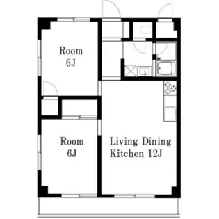ニューキャッスル中野【2階】の間取り