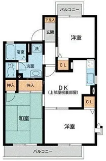 ファーストビュー中国分【1階】の間取り