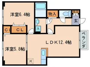 ウイニング【1階】の間取り
