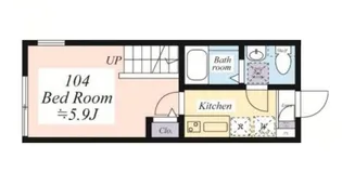 lete eleganceII (レテ エレガンス2)【1階】の間取り