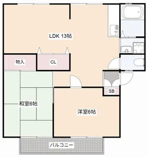 リオラムールII【2階】の間取り