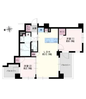 プレシス板橋大山【3階】の間取り