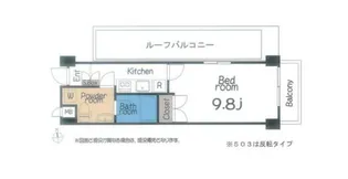 ユリスプルミエ【5階】の間取り