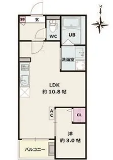 Jack umateII【2階】の間取り