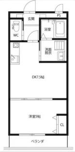 徳島県徳島市北佐古二番町【アパート】の間取り
