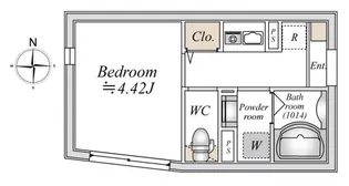 LIVEFLAT巣鴨【1階】の間取り