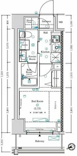 AXASレジデンス目黒東【3階】の間取り