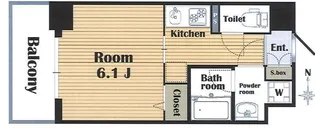 アジリア天満橋【4階】の間取り