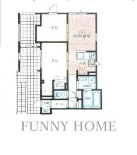 ヘッドハウス梅丘【1階】の間取り