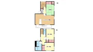 大阪府豊中市千里園3【アパート】の間取り