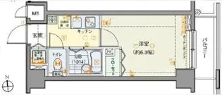 東京都港区麻布十番2【マンション】の間取り