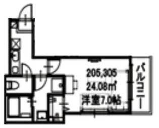 アイガーデン戸田【2階】の間取り
