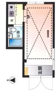 堀船マンション【2階】の間取り