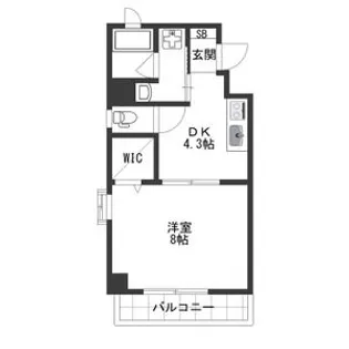 プロビデンス栄南【9階】の間取り