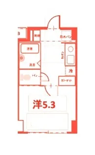 アルティーム生麦【3階】の間取り