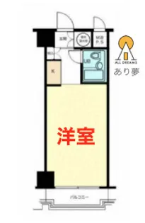 藤和伊勢佐木ハイタウン【9階】の間取り