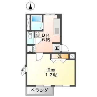 サンローズ平和【3階】の間取り