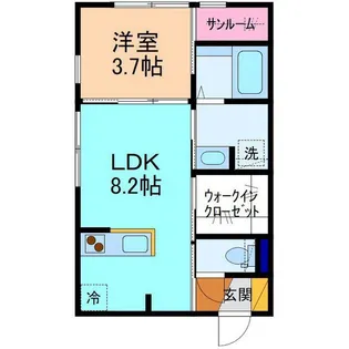 malie hale(マーリエ ハレ)【2階】の間取り