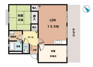 エステート藤木【1階】の間取り