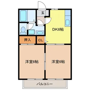 アーバンライフ【2階】の間取り