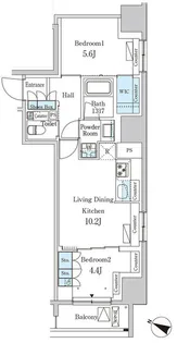 パークアクシス神保町【3階】の間取り