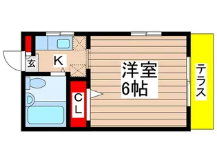 ルミネ・トドロキ【1階】の間取り