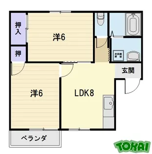 マ・メゾンII【2階】の間取り