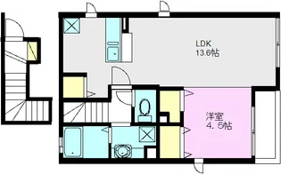ABハウス(D-room)【2階】の間取り