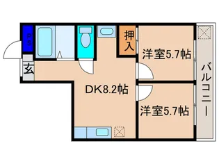 ソレイユ【3階】の間取り