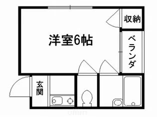 レジデンス陽明【1階】の間取り