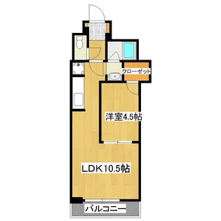 シャトル21(平田公園)【4階】の間取り