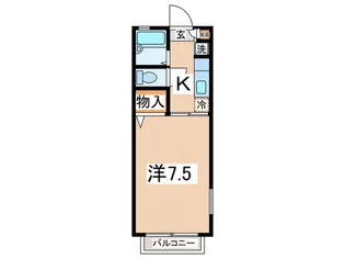 STK菊名【1階】の間取り