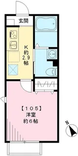 リヴェール フジ【1階】の間取り
