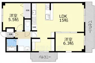 セゾンアルビレオ【4階】の間取り