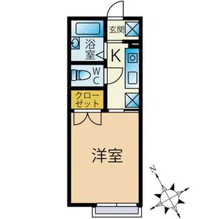 イーストフラッツ【2階】の間取り