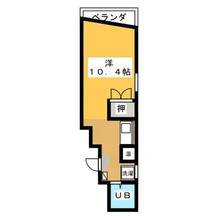 服部ビル【3階】の間取り