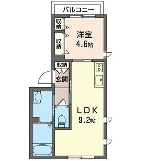 リオン南大泉【2階】の間取り