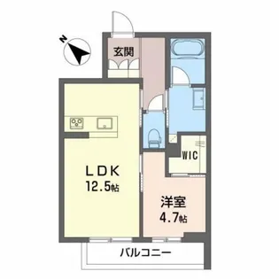 グランシア【1階】の間取り