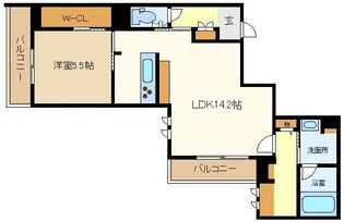 アリュール【2階】の間取り